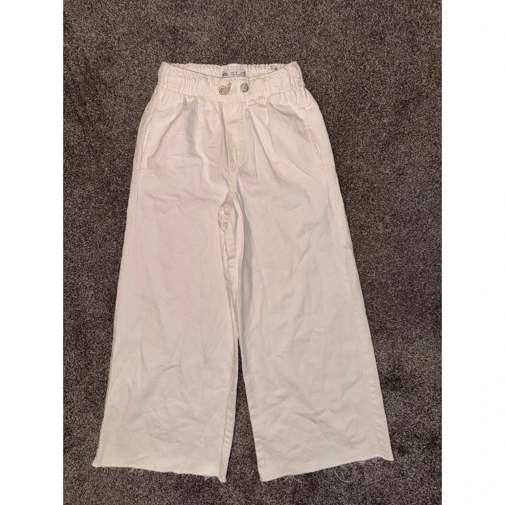 Zara Youth Girls White Pants‎